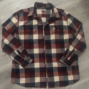 Carhartt Original Fit XL Heavy Weight Plaid
100% Cotton Button Up Shirt